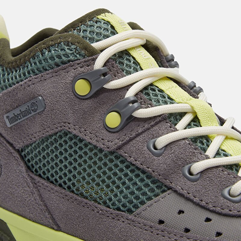 Gençler Gri GreenStride™ Motion 6 Bileksiz ve Bağcıklı Spor Ayakkabı