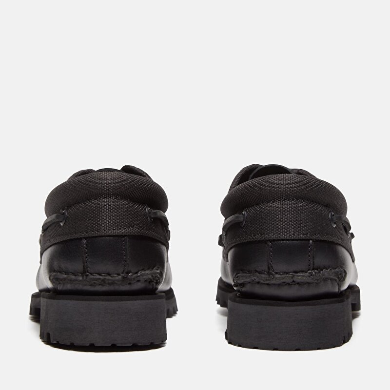 Erkek Siyah Timberland® Authentic El Yapımı 3 Delikli Tekne Ayakkabısı