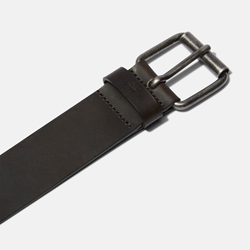 Erkek Koyu Kahverengi 40 mm Deri Kemer