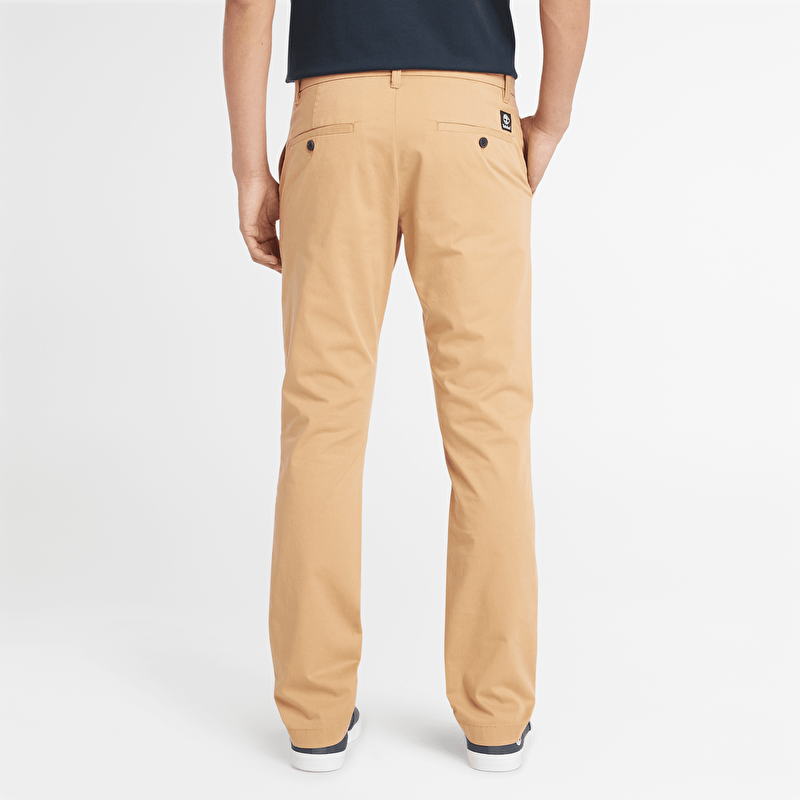 Erkek Sarı Claremont Fitilli Chino Pantolon