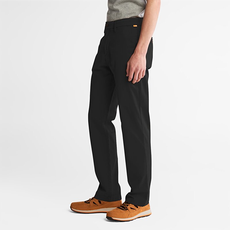 Erkek Siyah Claremont Fitilli Chino Pantolon