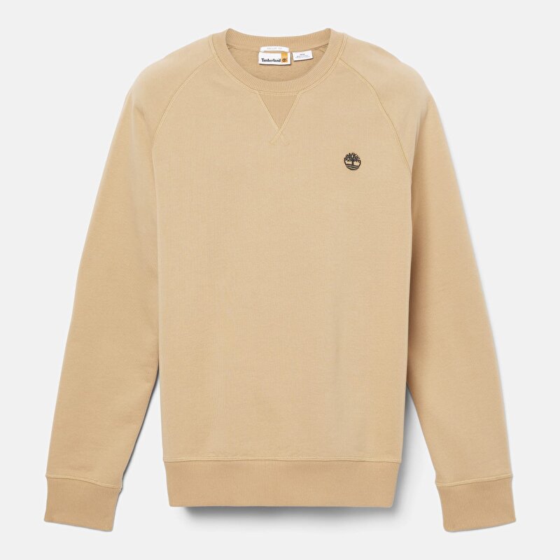 Erkek Sarı Exeter River Loopback Bisiklet Yaka Sweatshirt