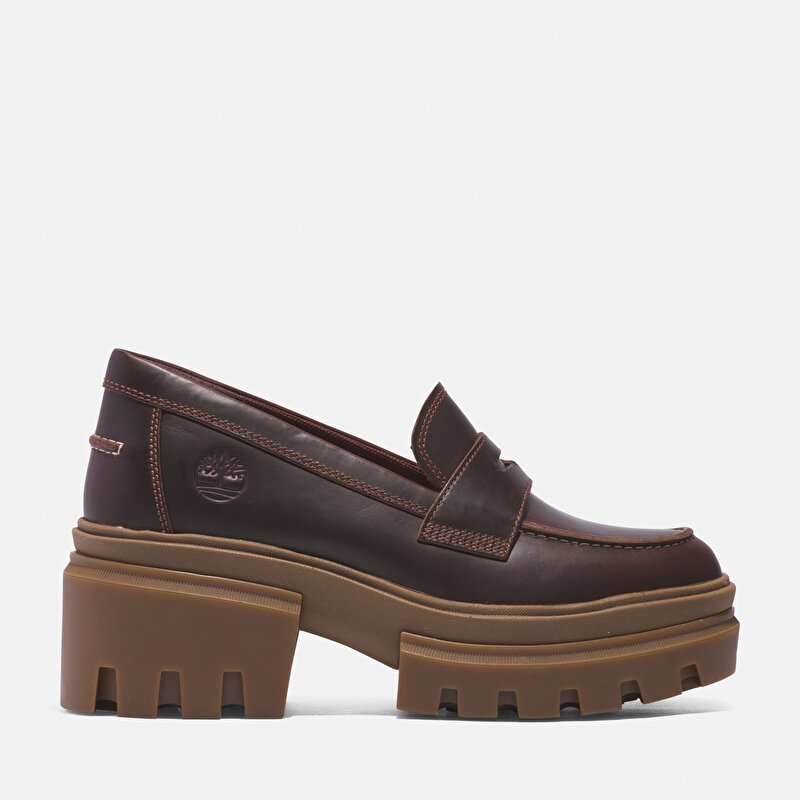 Kadın Koyu Kahverengi Everleigh Loafer Ayakkabı