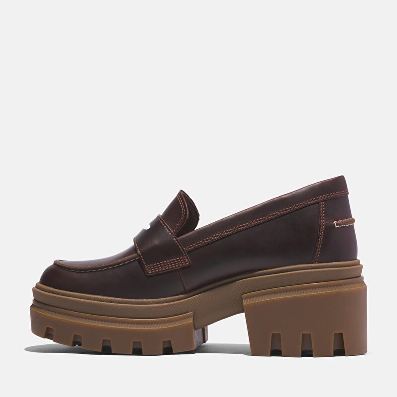 Kadın Koyu Kahverengi Everleigh Loafer Ayakkabı