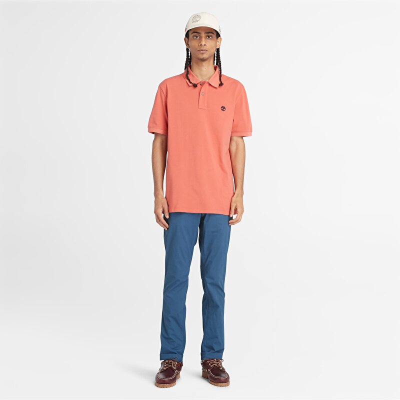 Erkek Mavi Claremont Poplin Chino Pantolon