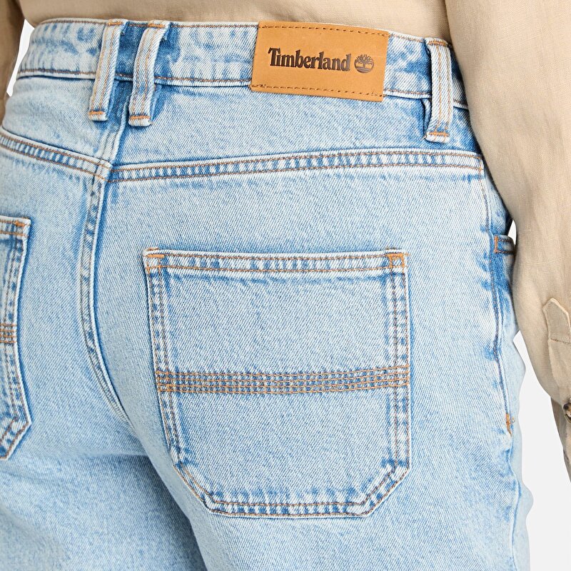 Kadın Açık Mavi Denim Pantolon