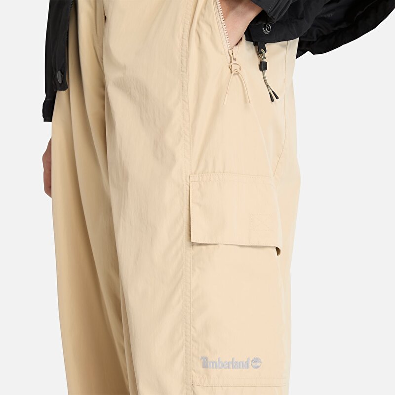 Kadın Bej Paraşüt Pantolon