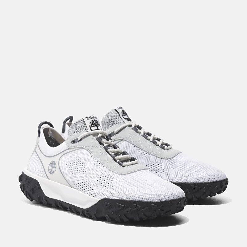 Erkek Beyaz GreenStride™ Motion 6 Bileksiz ve Bağcıklı Spor Ayakkabı