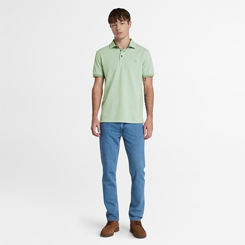 Erkek Yeşil Baboosic Brook Oxford Kısa Kollu Polo