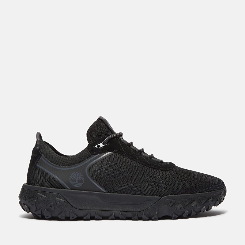 Erkek Siyah GreenStride™ Motion 6 Bileksiz ve Bağcıklı Spor Ayakkabı