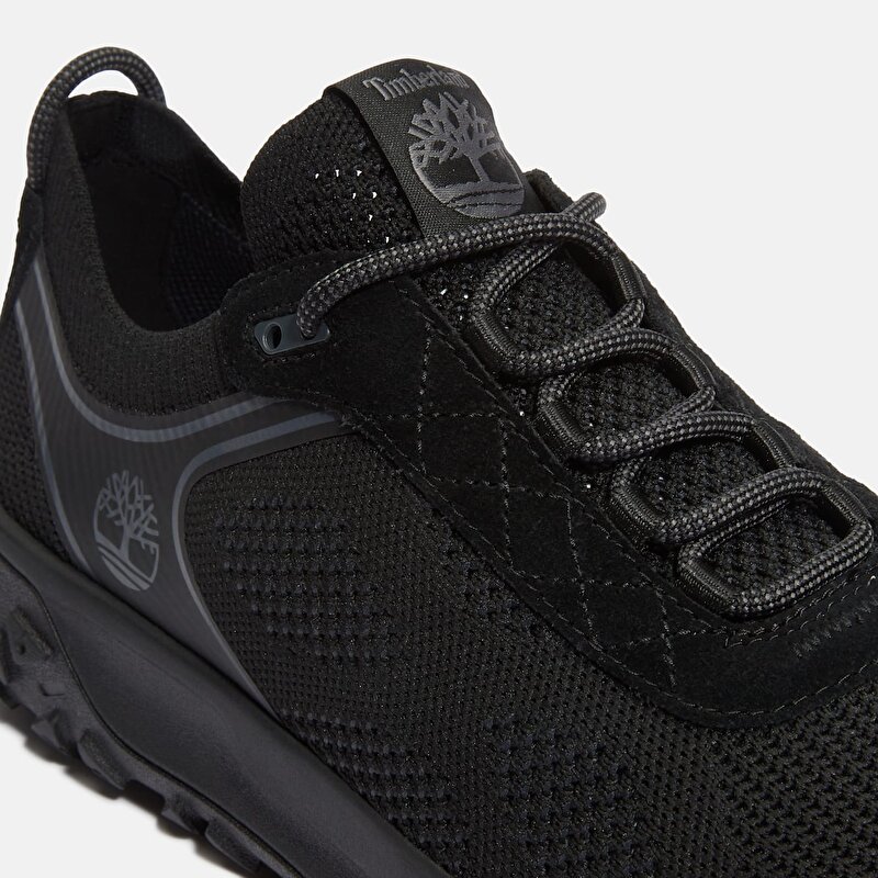 Erkek Siyah GreenStride™ Motion 6 Bileksiz ve Bağcıklı Spor Ayakkabı
