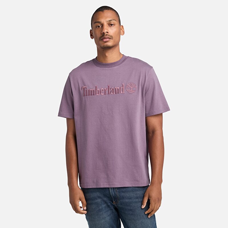Erkek Mor Hampton Tişört
