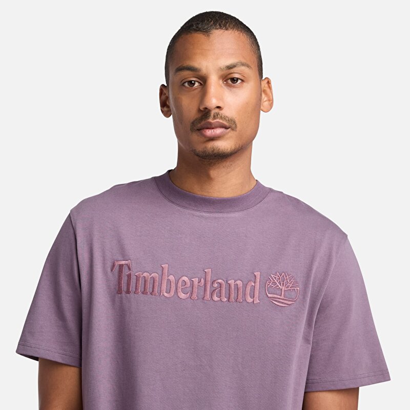 Erkek Mor Hampton Tişört