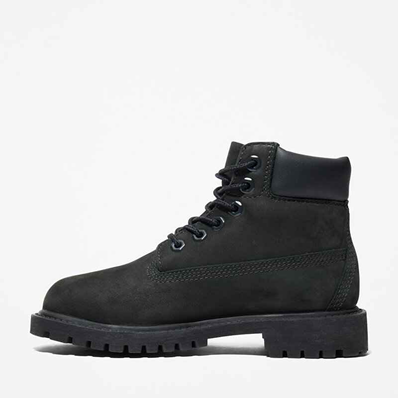 Çocuk Siyah Timberland Premium 6 Inch Su Geçirmez Bot