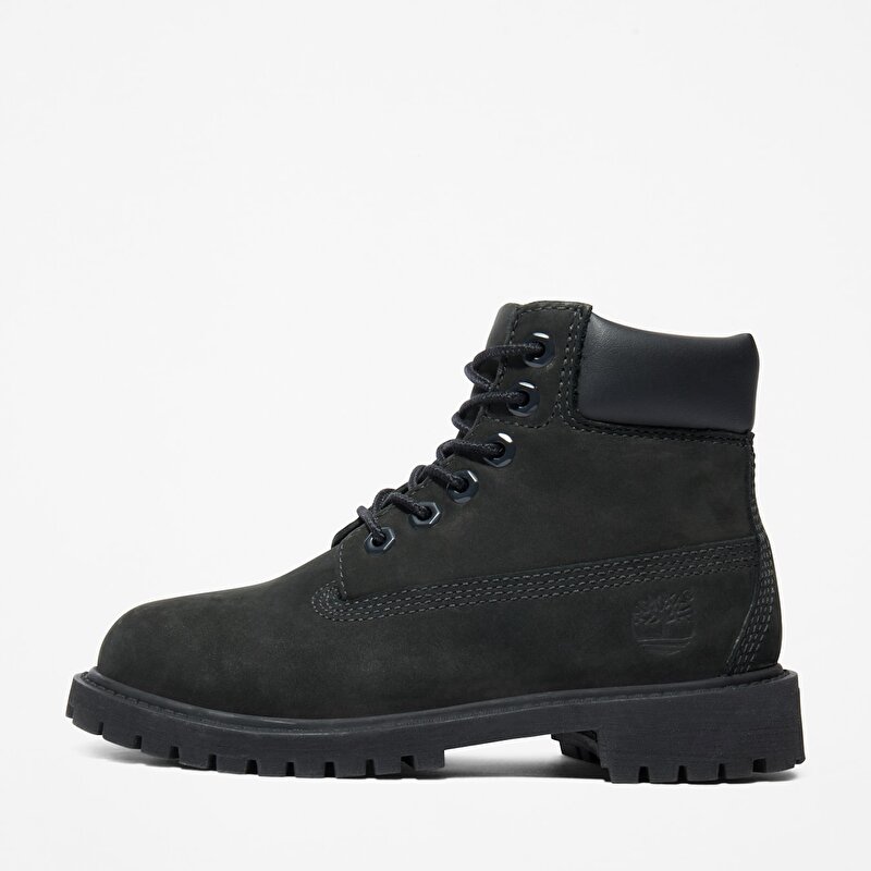 Çocuk Siyah Timberland Premium 6 Inch Su Geçirmez Bot