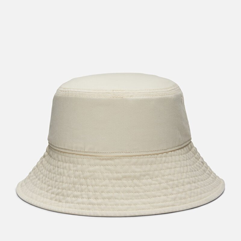 Monokrom Beyaz Bucket Şapka