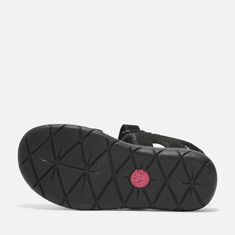 Küçük Çocuk Siyah/Pembe Perkins Row Arkadan Bantlı Sandalet