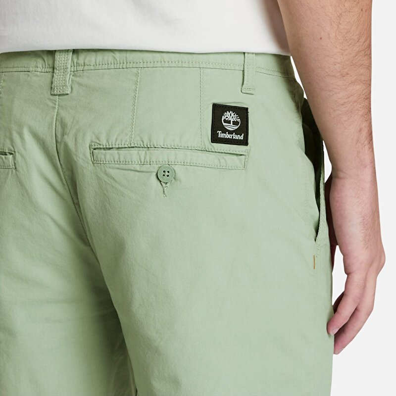 Erkek Yeşil Claremont Poplin Chino Şort