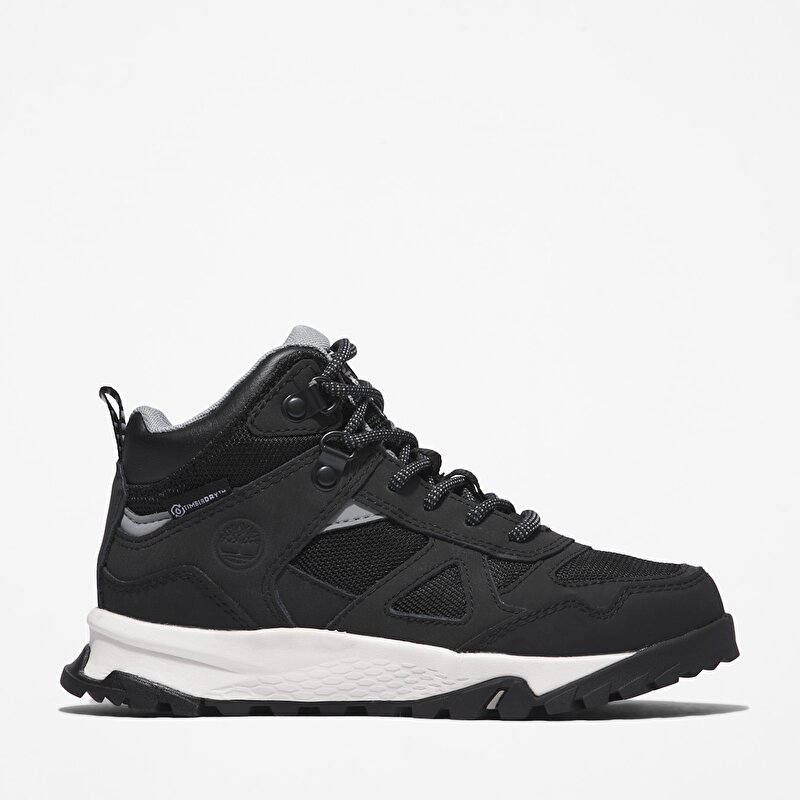 Çocuk Siyah Lincoln Peak Yarım Boğazlı Su Geçirmez Yürüyüş Botu