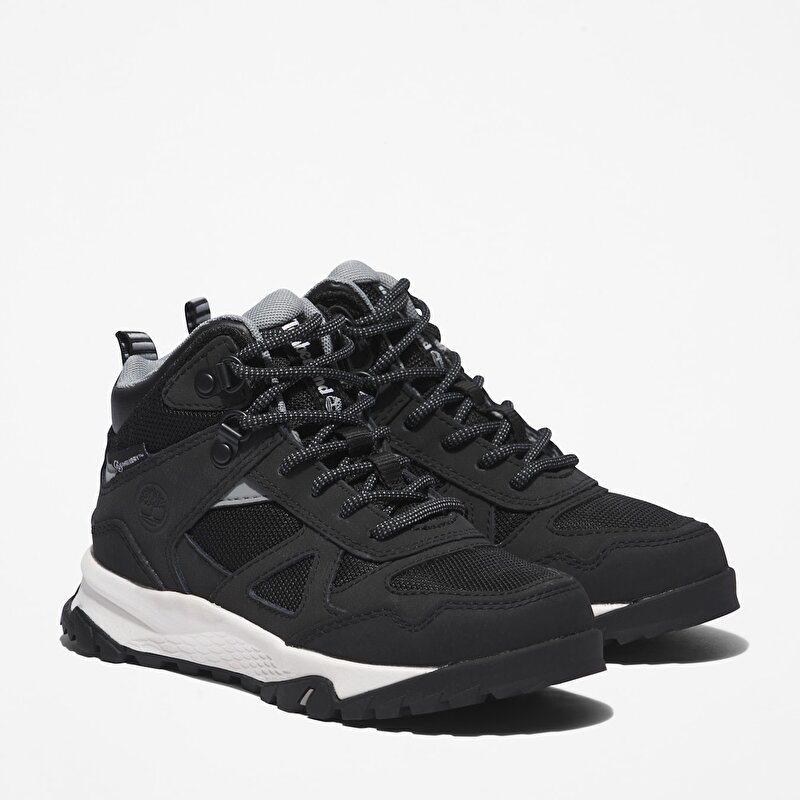 Çocuk Siyah Lincoln Peak Yarım Boğazlı Su Geçirmez Yürüyüş Botu