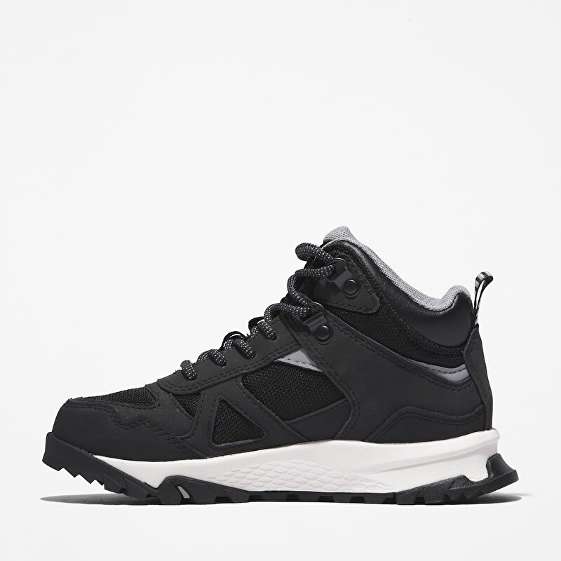 Çocuk Siyah Lincoln Peak Yarım Boğazlı Su Geçirmez Yürüyüş Botu