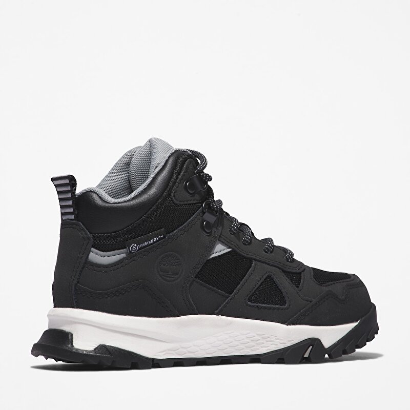 Çocuk Siyah Lincoln Peak Yarım Boğazlı Su Geçirmez Yürüyüş Botu
