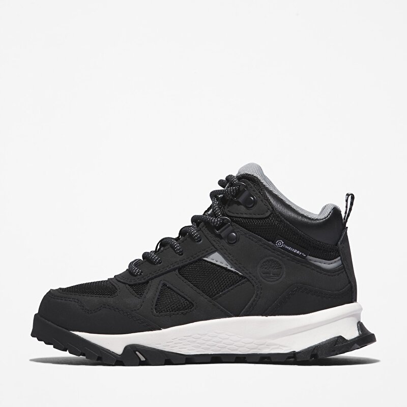 Çocuk Siyah Lincoln Peak Yarım Boğazlı Su Geçirmez Yürüyüş Botu