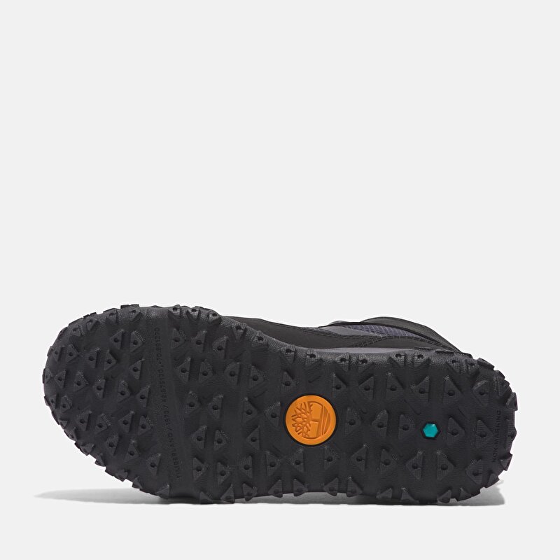 Çocuk Siyah GreenStride™ Motion 6 Esnek Bağcıklı Yürüyüş Botu