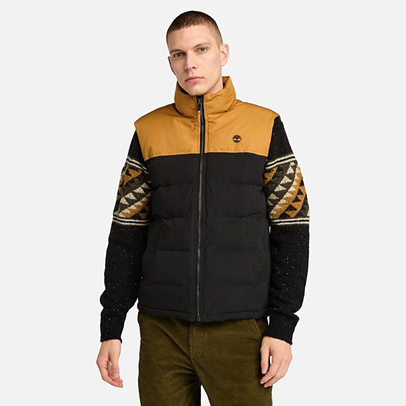 Erkek Sarı/Siyah  Welch Mountain Dayanıklı Su İtici Şişme Yelek