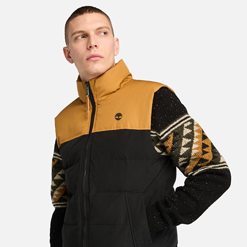 Erkek Sarı/Siyah  Welch Mountain Dayanıklı Su İtici Şişme Yelek