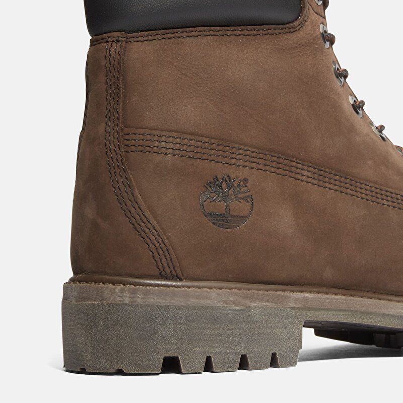 Erkek Kahverengi Timberland Premium 6 İnç Su Geçirmez Bot