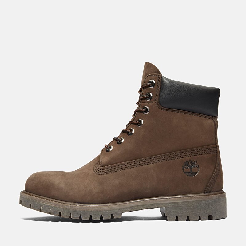 Erkek Kahverengi Timberland Premium 6 İnç Su Geçirmez Bot