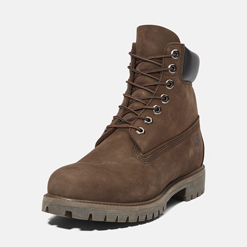 Erkek Kahverengi Timberland Premium 6 İnç Su Geçirmez Bot