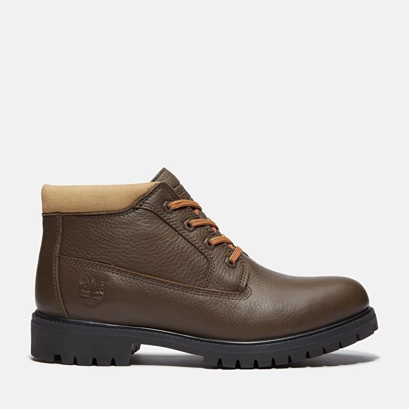 Erkek Koyu Kahverengi Timberland® Premium Su Geçirmez Chukka Bot