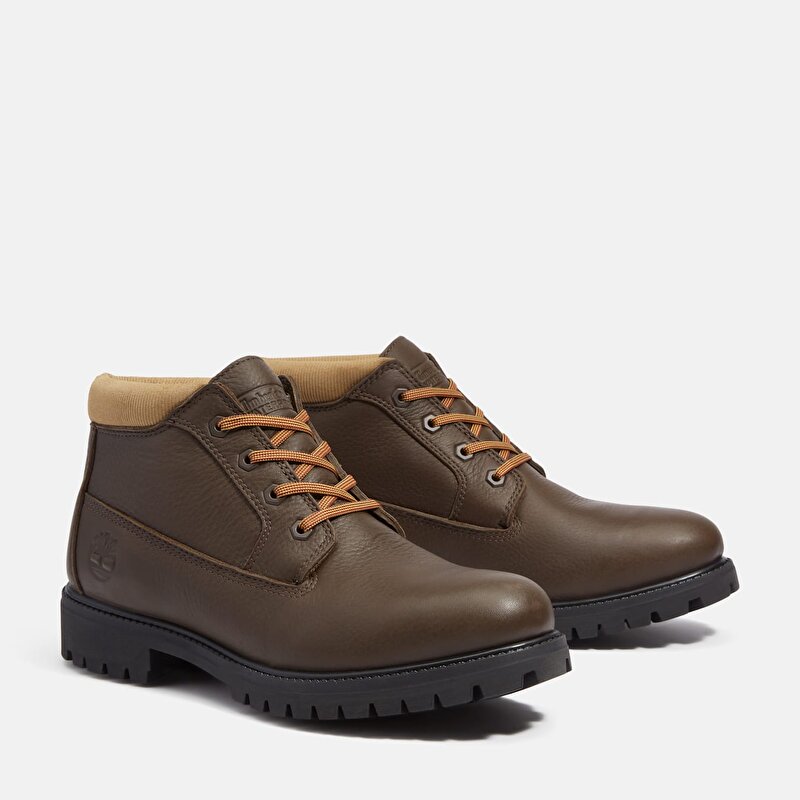 Erkek Koyu Kahverengi Timberland® Premium Su Geçirmez Chukka Bot