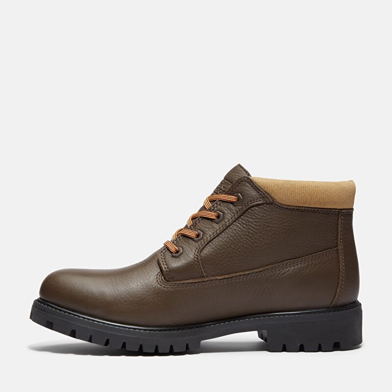 Erkek Koyu Kahverengi Timberland® Premium Su Geçirmez Chukka Bot