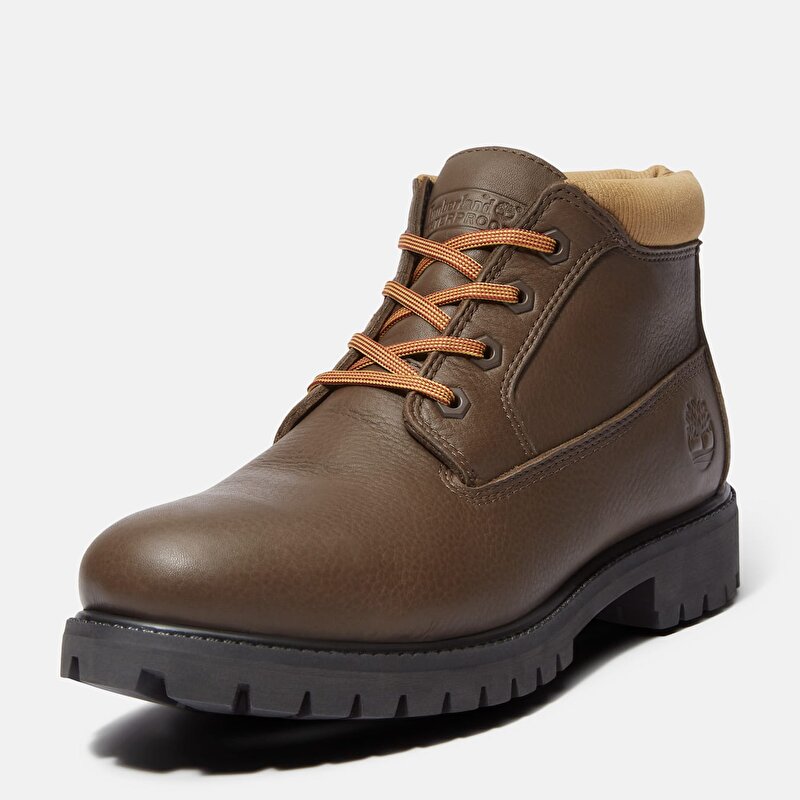 Erkek Koyu Kahverengi Timberland® Premium Su Geçirmez Chukka Bot