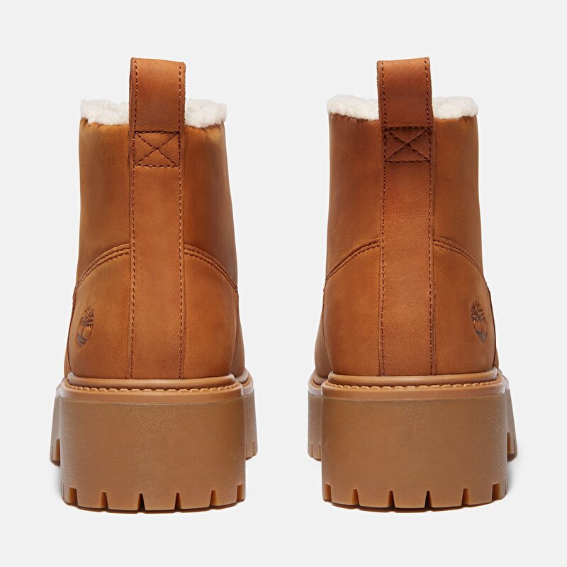 Kadın Kahverengi Stone Street Sıcak Tutan Astarlı Platform Bot