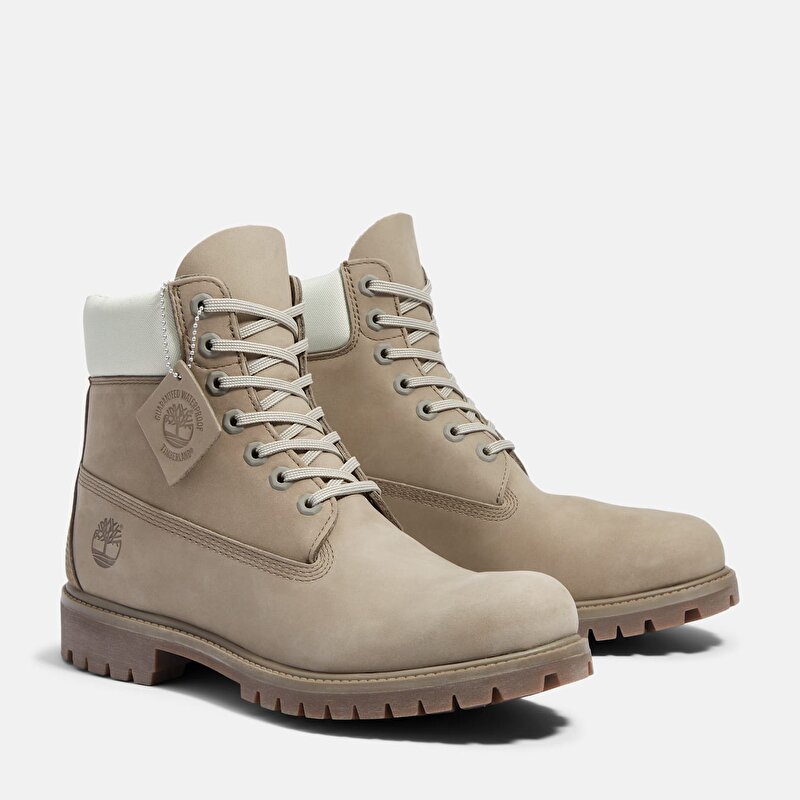 Erkek Koyu Gri Timberland® Premium 6 İnç Su Geçirmez Bot