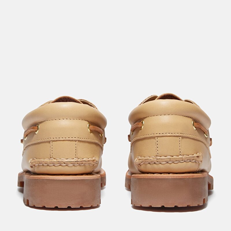 Erkek Bej Timberland® Authentic 3-Eye Lug El Yapımı Tekne Ayakkabısı