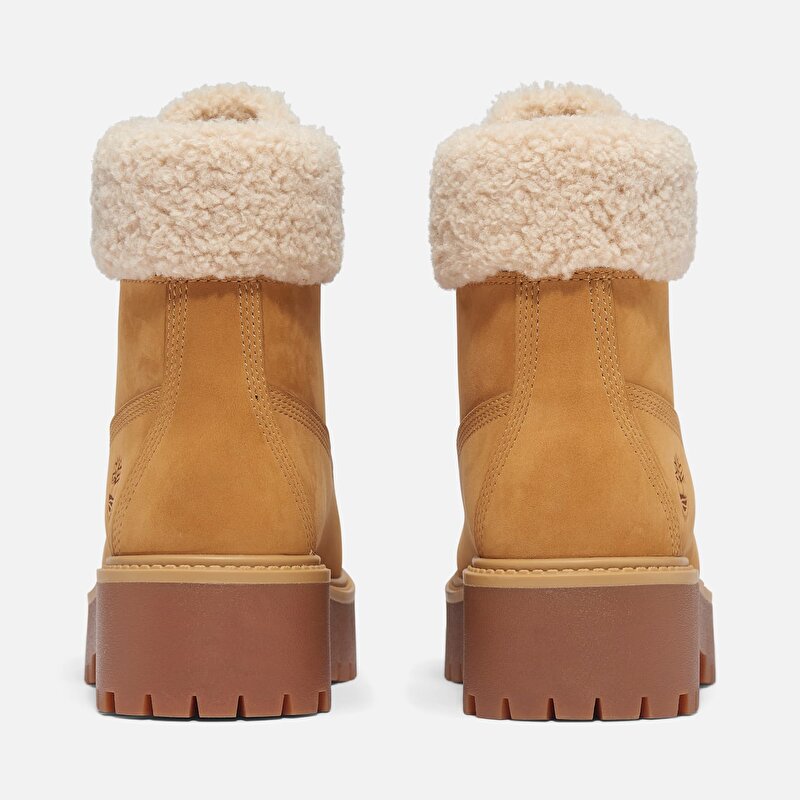 Kadın Sarı Stone Street Sıcak Tutan Astarlı Su Geçirmez Platform Bot