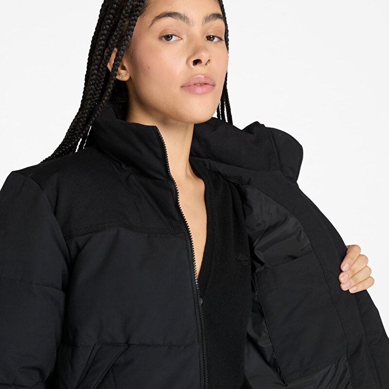 Kadın Siyah Welch Mountain Sentetik Yalıtımlı Şişme Mont