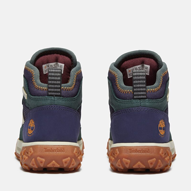 Çocuk Koyu Yeşil GreenStride™ Motion 6 Su Geçirmez Spor Ayakkabı