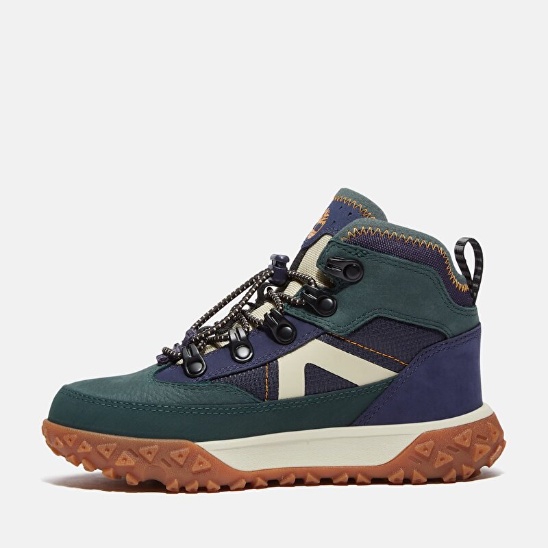 Çocuk Koyu Yeşil GreenStride™ Motion 6 Su Geçirmez Spor Ayakkabı