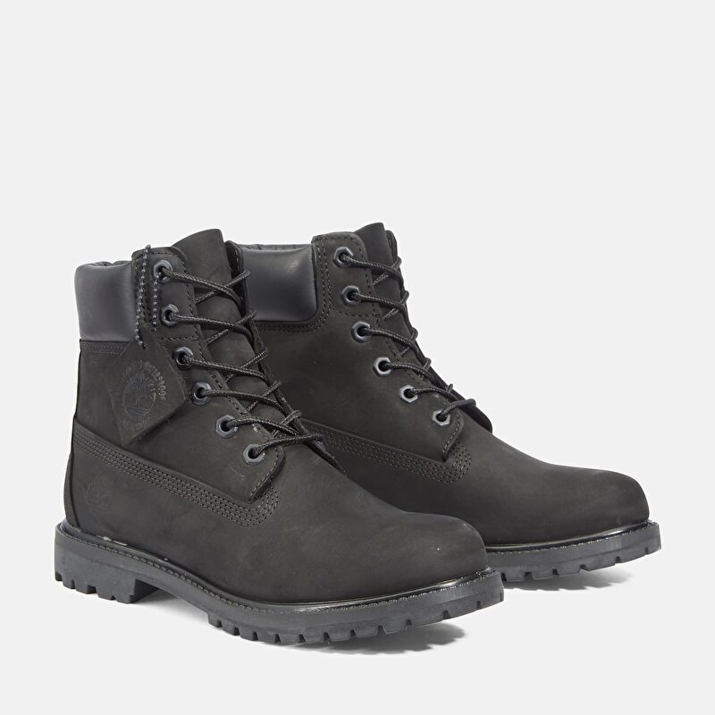 Kadın Siyah Timberland® Premium 6 İnç Su Geçirmez Bot