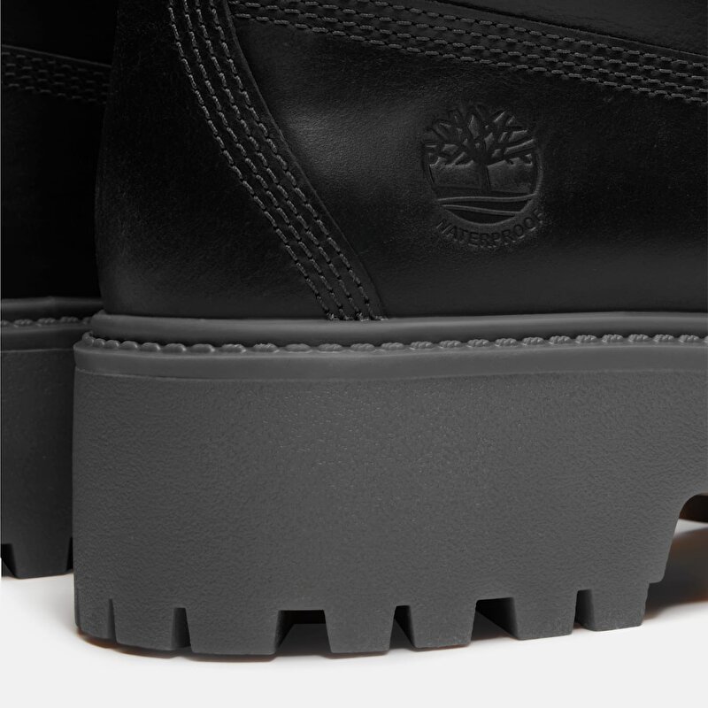 Kadın Siyah Stone Street 6 İnç Su Geçirmez Platform Bot