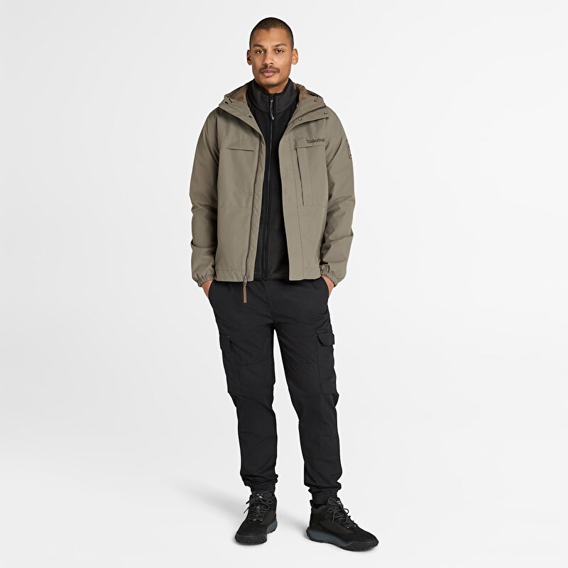 Erkek Kahverengi Benton Su Geçirmez Shell Mont