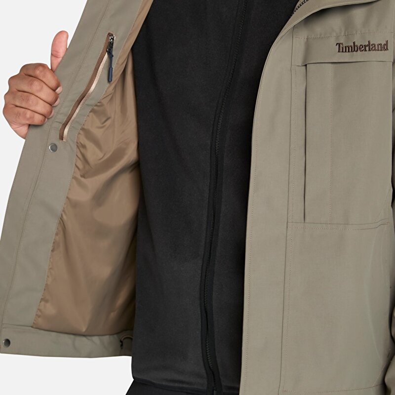 Erkek Kahverengi Benton Su Geçirmez Shell Mont