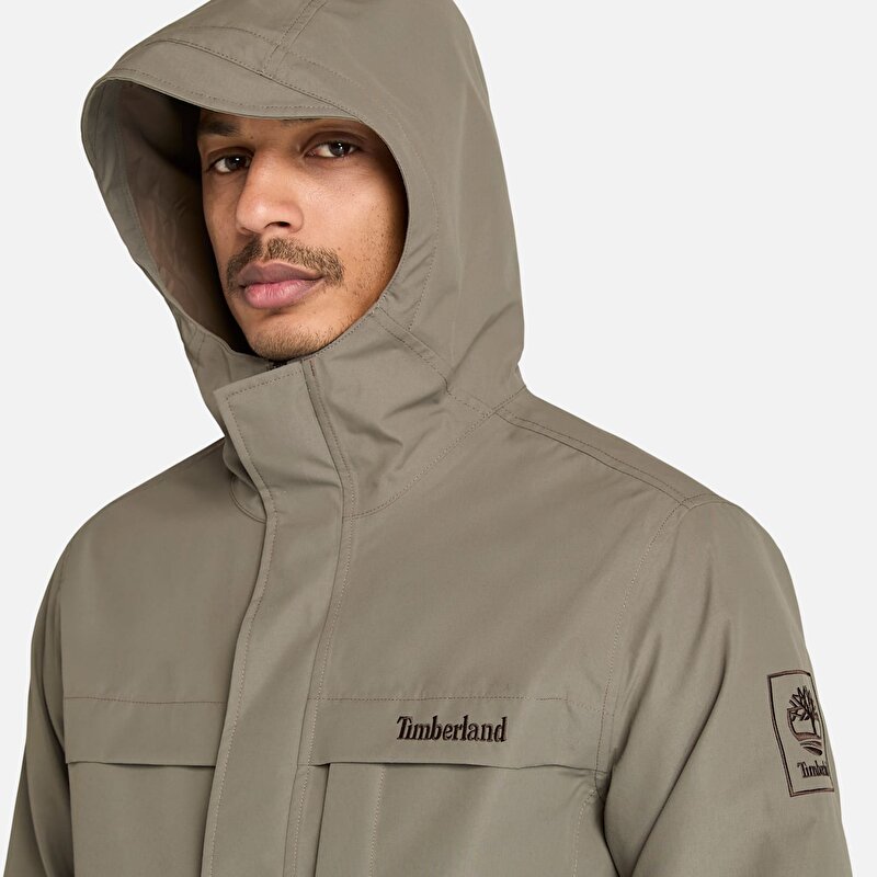 Erkek Kahverengi Benton Su Geçirmez Shell Mont