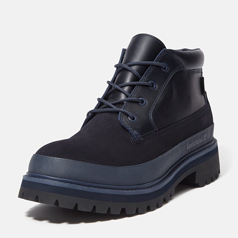 Erkek Koyu Mavi Timberland® Premium GORE-TEX Chukka Bot